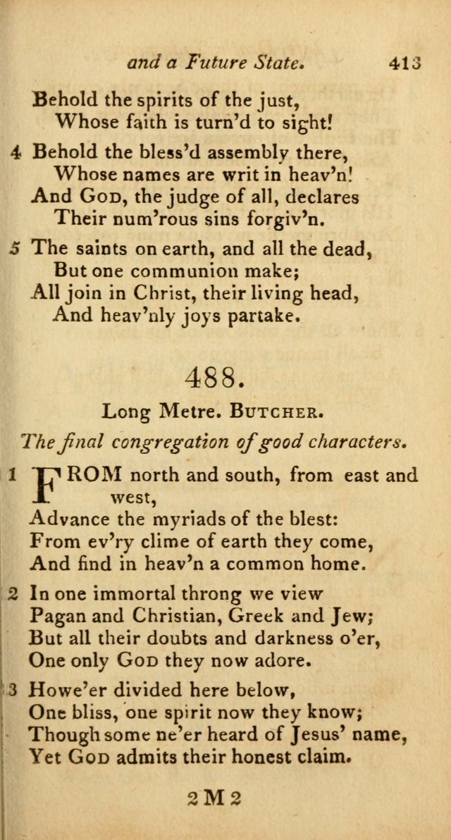 A Selection of Sacred Poetry: consisting of psalms and hymns from Watts, Doddridge, Merrick, Scott, Cowper, Barbauld, Steele, and others (2nd ed.) page 415
