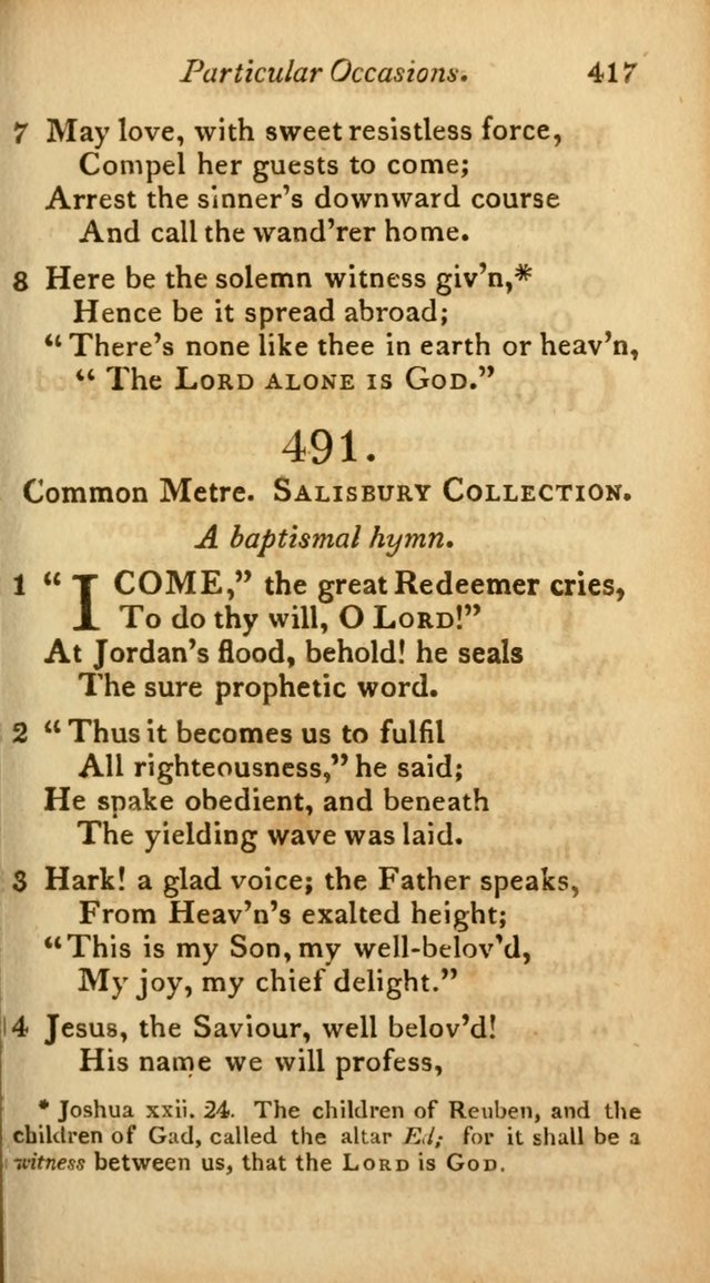 A Selection of Sacred Poetry: consisting of psalms and hymns from Watts, Doddridge, Merrick, Scott, Cowper, Barbauld, Steele, and others (2nd ed.) page 419
