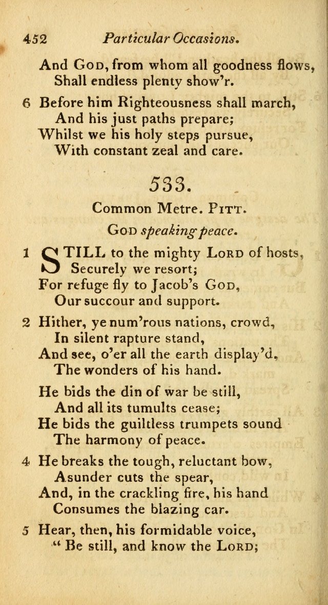A Selection of Sacred Poetry: consisting of psalms and hymns from Watts, Doddridge, Merrick, Scott, Cowper, Barbauld, Steele, and others (2nd ed.) page 454