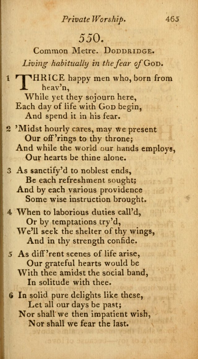 A Selection of Sacred Poetry: consisting of psalms and hymns from Watts, Doddridge, Merrick, Scott, Cowper, Barbauld, Steele, and others (2nd ed.) page 467