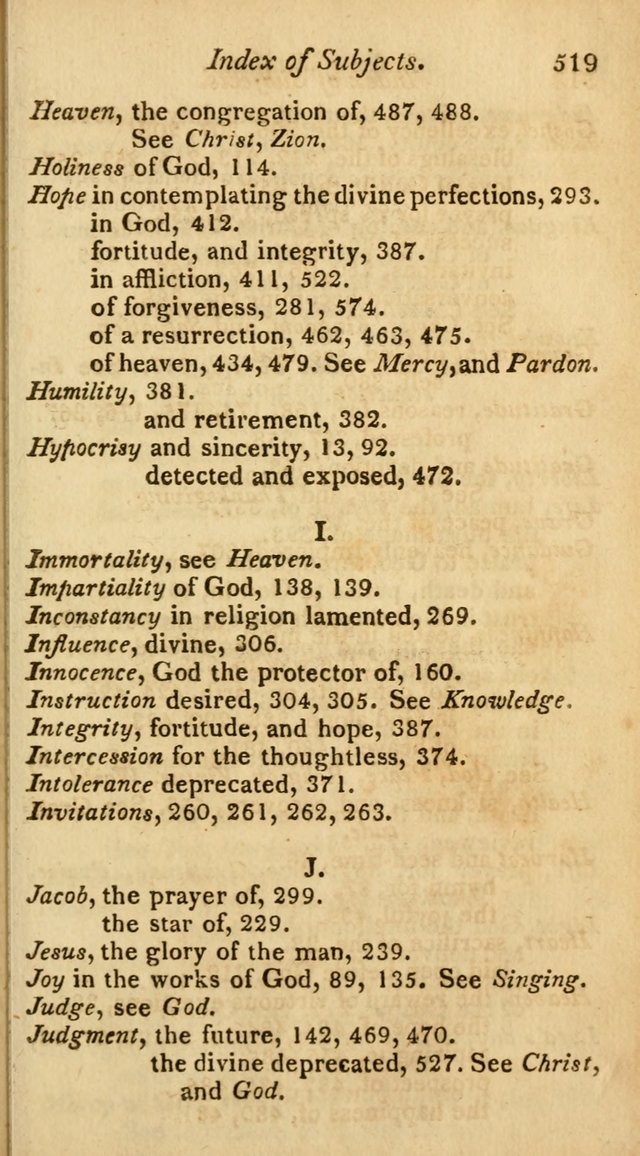 A Selection of Sacred Poetry: consisting of psalms and hymns from Watts, Doddridge, Merrick, Scott, Cowper, Barbauld, Steele, and others (2nd ed.) page 521