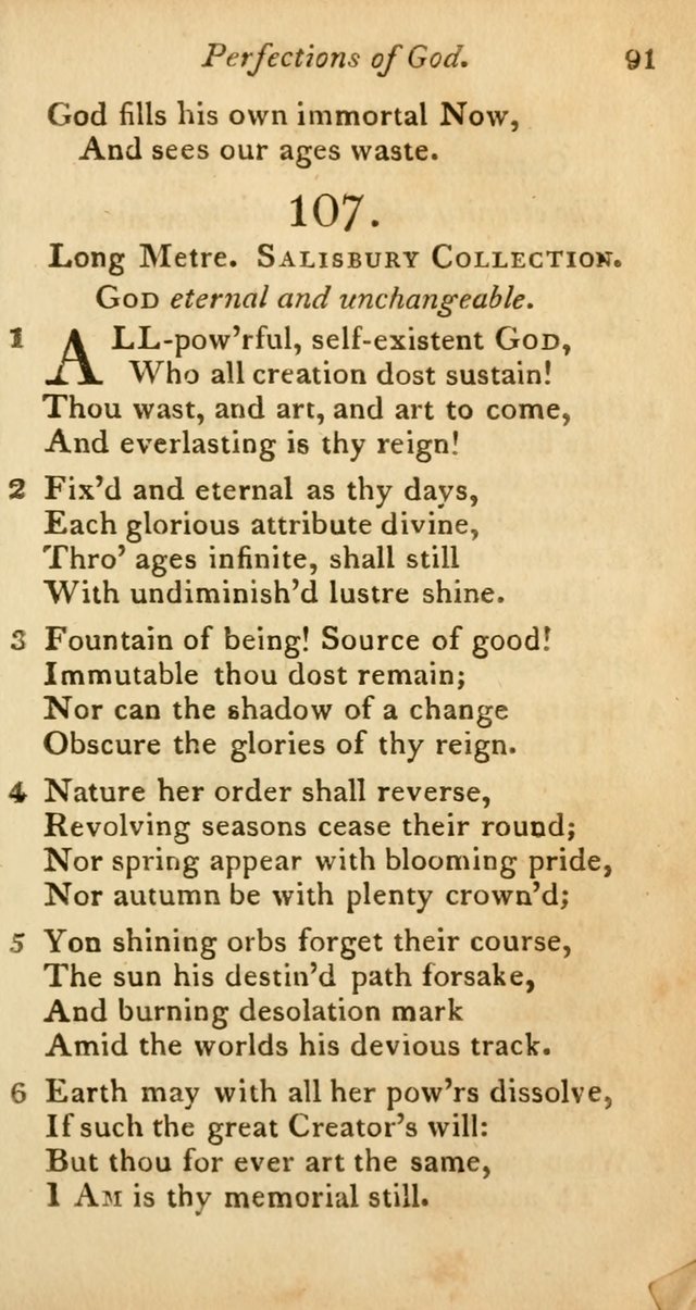 A Selection of Sacred Poetry: consisting of psalms and hymns from Watts, Doddridge, Merrick, Scott, Cowper, Barbauld, Steele, and others (2nd ed.) page 91