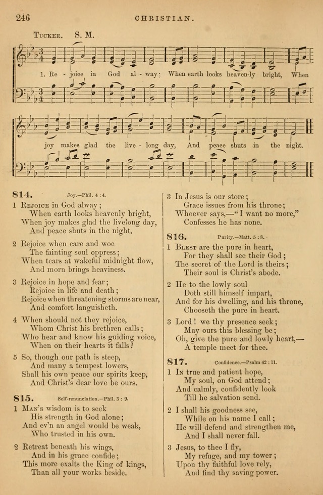 Songs for the Sanctuary; or Psalms and Hymns for Christian Worship (Baptist Ed.) page 247