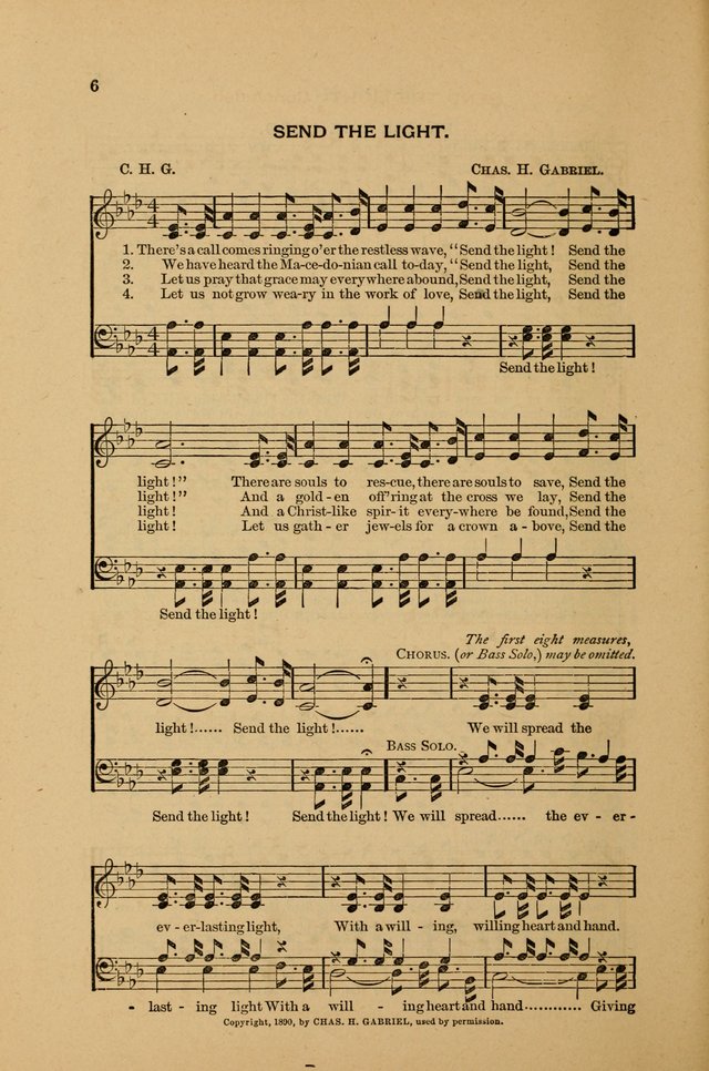 Sunlight in Sacred Song: New Collection of Gems for the Sunday School page 6