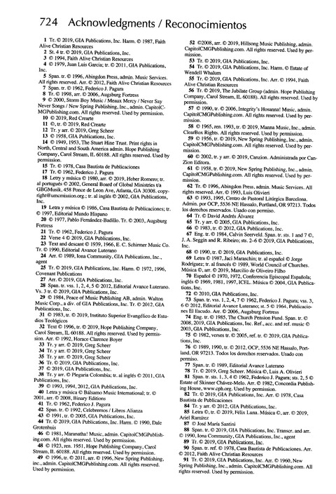 Santo, Santo, Santo: cantos para el pueblo de Dios = Holy, Holy, Holy: songs for the people of God page 1089