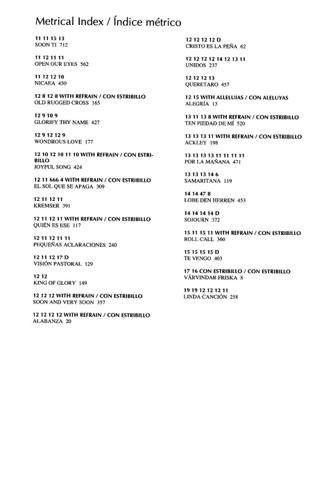 Santo, Santo, Santo: cantos para el pueblo de Dios = Holy, Holy, Holy: songs for the people of God page 1153
