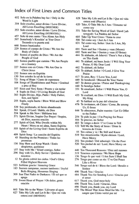 Santo, Santo, Santo: cantos para el pueblo de Dios = Holy, Holy, Holy: songs for the people of God page 1177