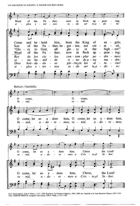 Santo, Santo, Santo: cantos para el pueblo de Dios = Holy, Holy, Holy: songs for the people of God page 152
