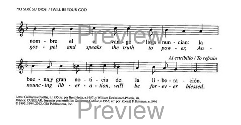 Santo, Santo, Santo: cantos para el pueblo de Dios = Holy, Holy, Holy: songs for the people of God page 61