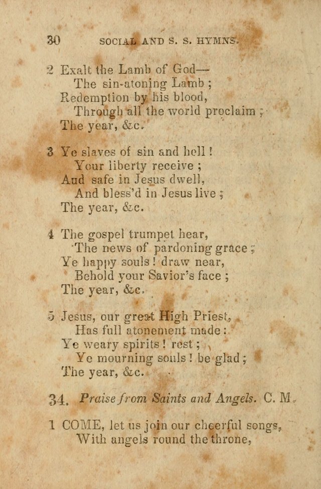 The Social and Sabbath School Hymn-Book. (5th ed.) page 31