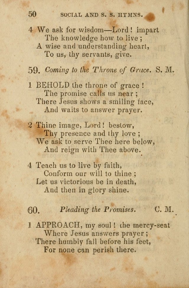 The Social and Sabbath School Hymn-Book. (5th ed.) page 51