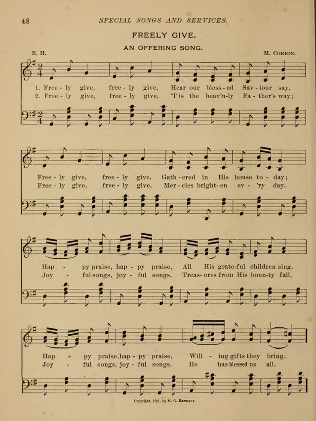 Special Songs and Services: for Primary and Intermediate Classes page 49