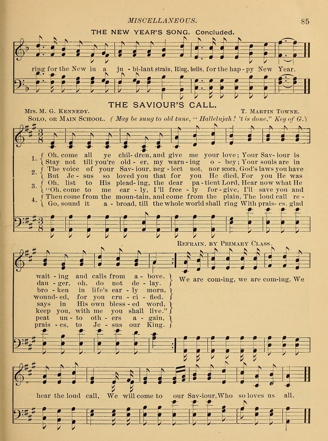 Special Songs and Services: for Primary and Intermediate Classes page 86