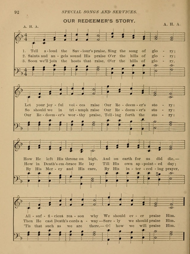 Special Songs and Services: for Primary and Intermediate Classes page 93
