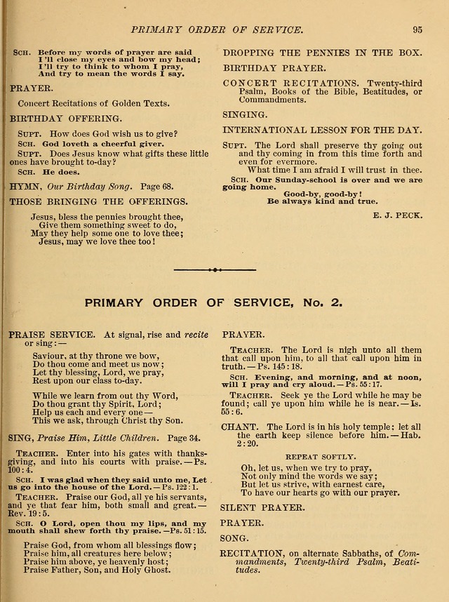 Special Songs and Services: for Primary and Intermediate Classes page 96