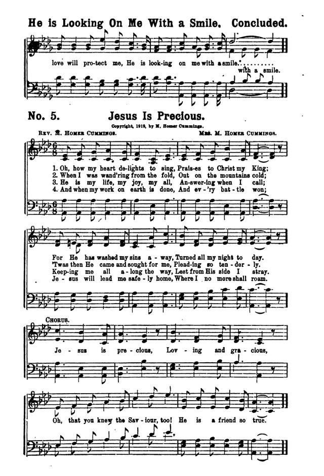 Songs of Salvation and Service. Revised page 5