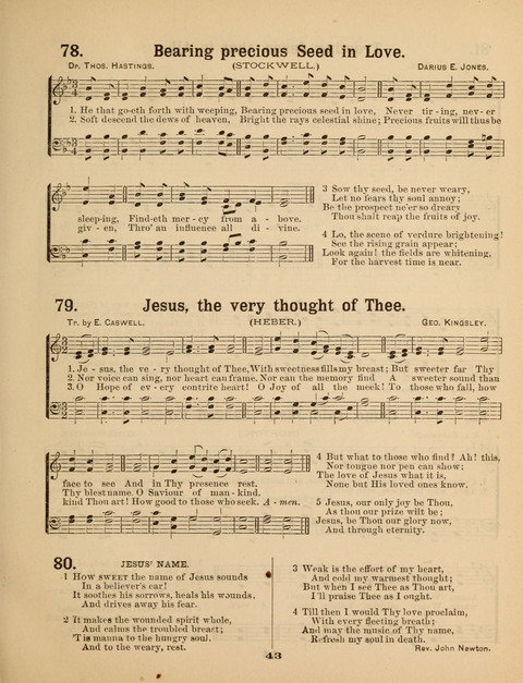 Select Songs for the Sunday School page 43