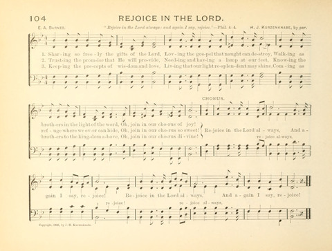 Sunny-Side Songs for Sunday Schools page 104
