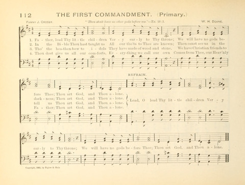 Sunny-Side Songs for Sunday Schools page 112