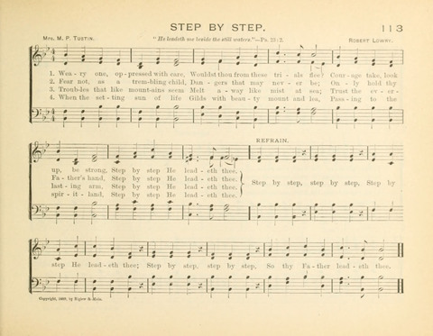 Sunny-Side Songs for Sunday Schools page 113