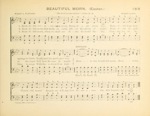 Sunny-Side Songs for Sunday Schools page 189