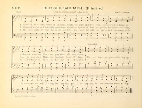 Sunny-Side Songs for Sunday Schools page 206