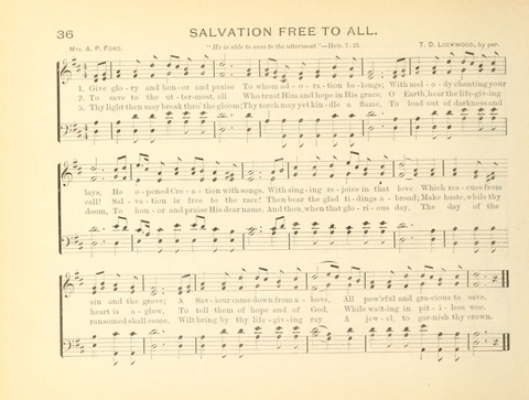 Sunny-Side Songs for Sunday Schools page 36