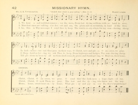 Sunny-Side Songs for Sunday Schools page 42