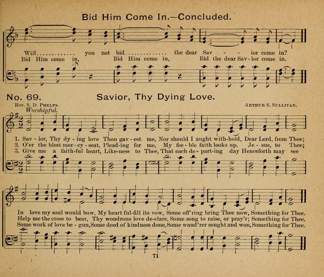 Sun-Shine Songs: for the Sunday School page 71