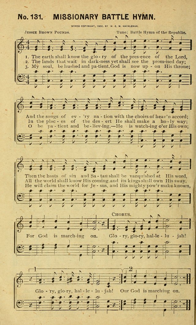 Special Songs: for Sunday schools, revival meetings, etc. page 130