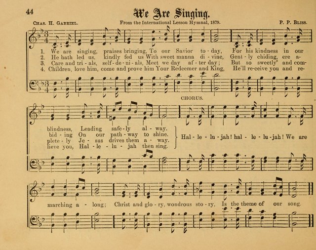 Sunday School Songs: a Treasury of Devotional Hymns and Tunes for the Sunday School page 47