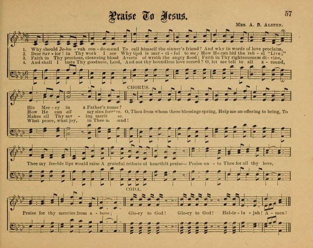 Sunday School Songs: a Treasury of Devotional Hymns and Tunes for the Sunday School page 60