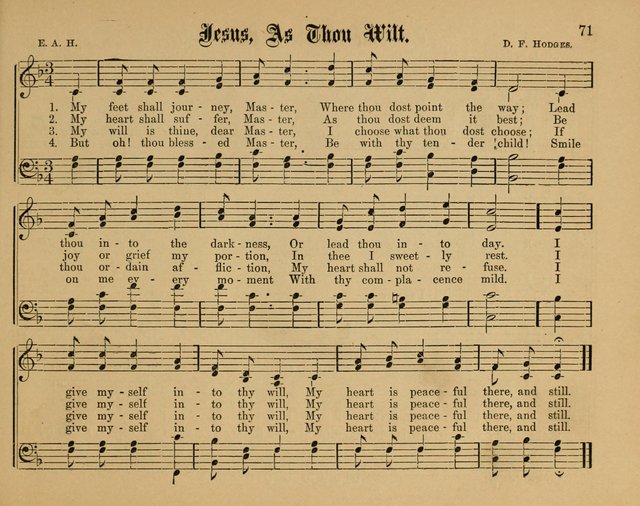 Sunday School Songs: a Treasury of Devotional Hymns and Tunes for the Sunday School page 74