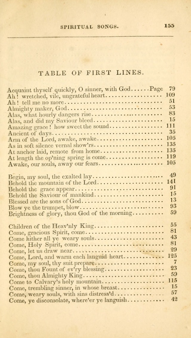 Spiritual songs for social worship: adapted to the use of families and private circles in seasons of revival, to missionary meetings, to the monthly concert, and to other occasions of special interest page 162
