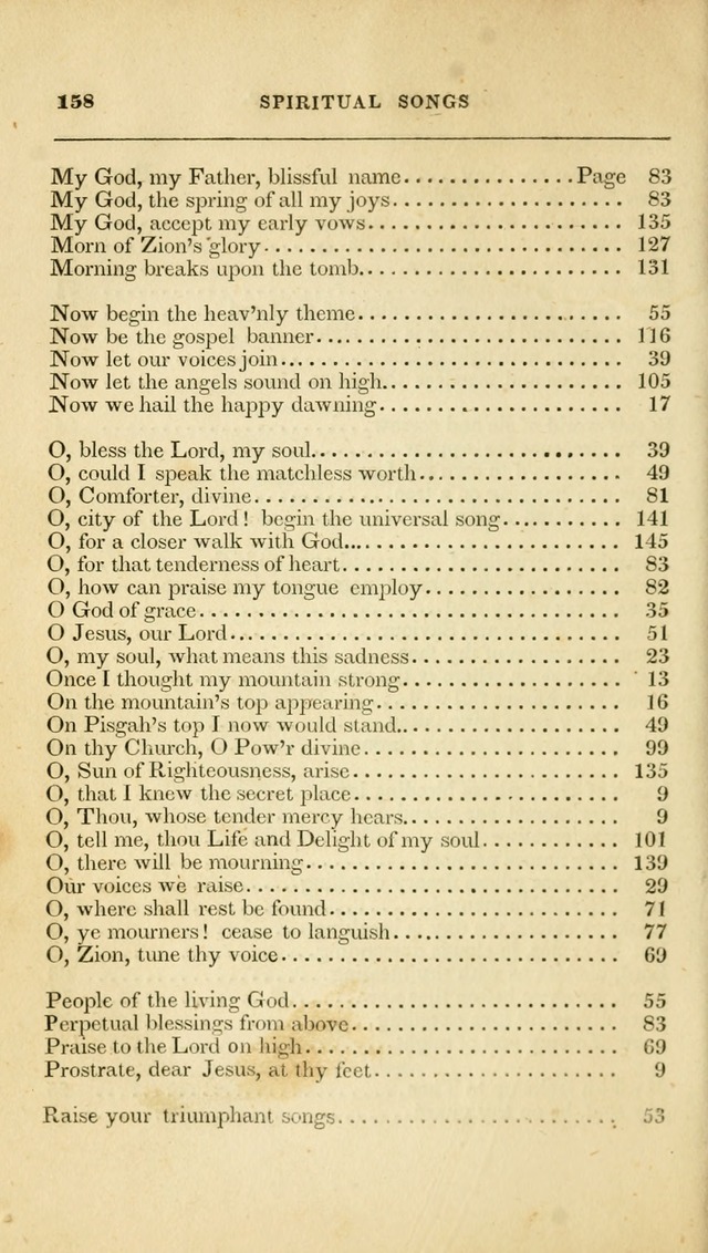 Spiritual songs for social worship: adapted to the use of families and private circles in seasons of revival, to missionary meetings, to the monthly concert, and to other occasions of special interest page 165
