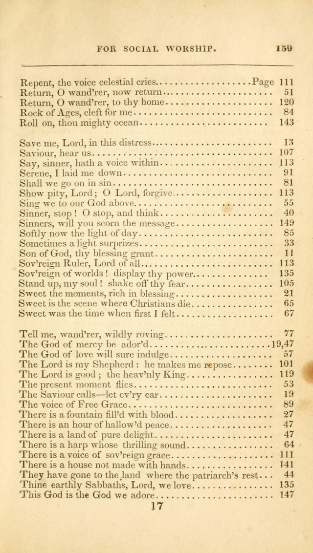 Spiritual songs for social worship: adapted to the use of families and private circles in seasons of revival, to missionary meetings, to the monthly concert, and to other occasions of special interest page 166