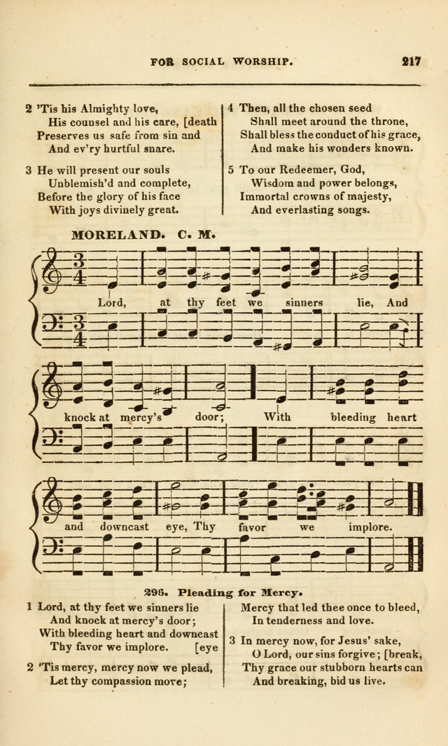 Spiritual Songs for Social Worship: adapted to the use of families and private circles, to missinary meetings, to monthly concert, and to other occasions of special interest.(Rev. and Enl. Ed.) page 217