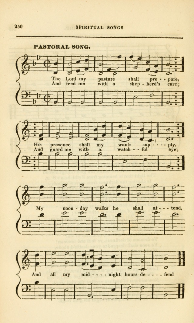 Spiritual Songs for Social Worship: adapted to the use of families and private circles, to missinary meetings, to monthly concert, and to other occasions of special interest.(Rev. and Enl. Ed.) page 250