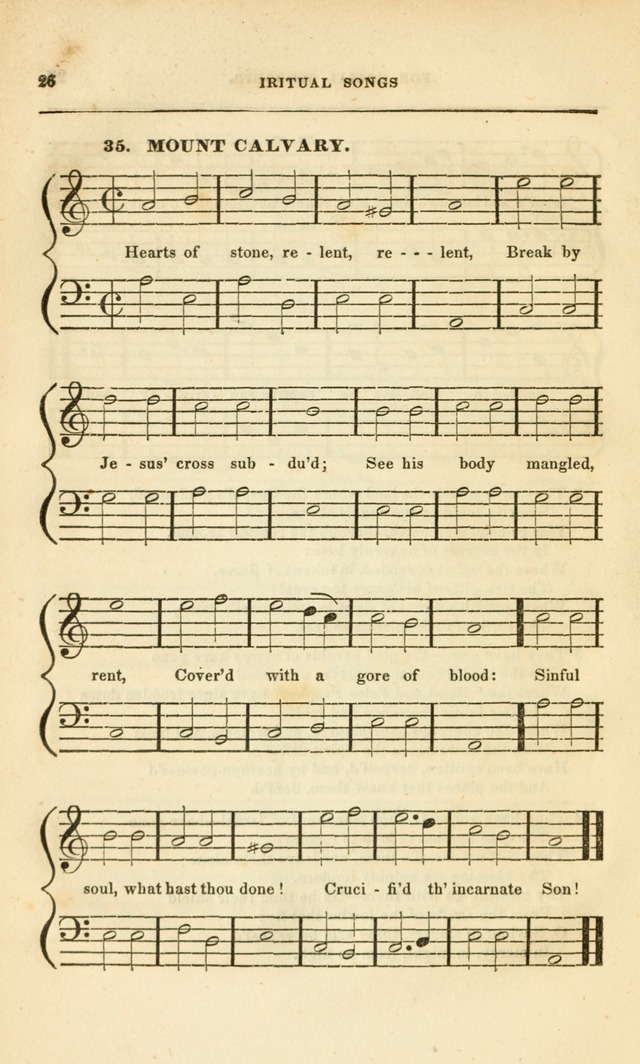 Spiritual Songs for Social Worship: adapted to the use of families and private circles, to missinary meetings, to monthly concert, and to other occasions of special interest.(Rev. and Enl. Ed.) page 26