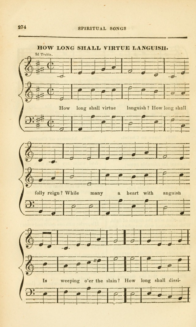 Spiritual Songs for Social Worship: adapted to the use of families and private circles, to missinary meetings, to monthly concert, and to other occasions of special interest.(Rev. and Enl. Ed.) page 274