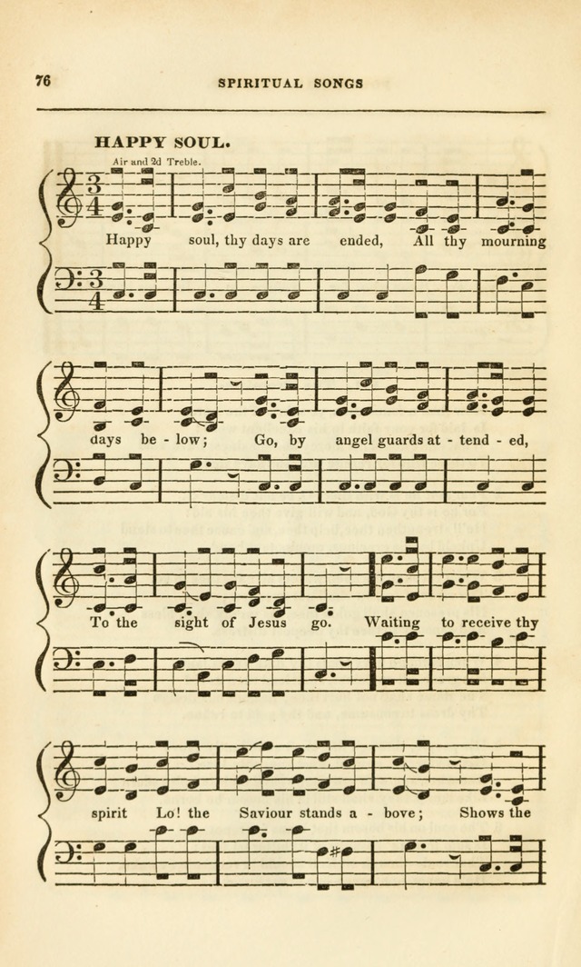 Spiritual Songs for Social Worship: adapted to the use of families and private circles, to missinary meetings, to monthly concert, and to other occasions of special interest.(Rev. and Enl. Ed.) page 76
