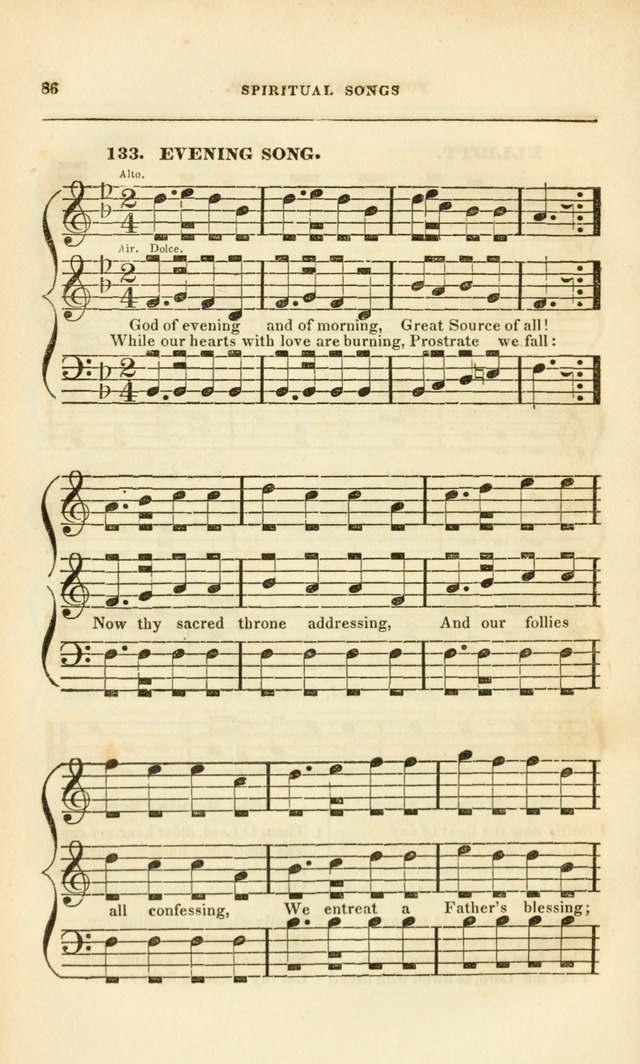 Spiritual Songs for Social Worship: adapted to the use of families and private circles, to missinary meetings, to monthly concert, and to other occasions of special interest.(Rev. and Enl. Ed.) page 86