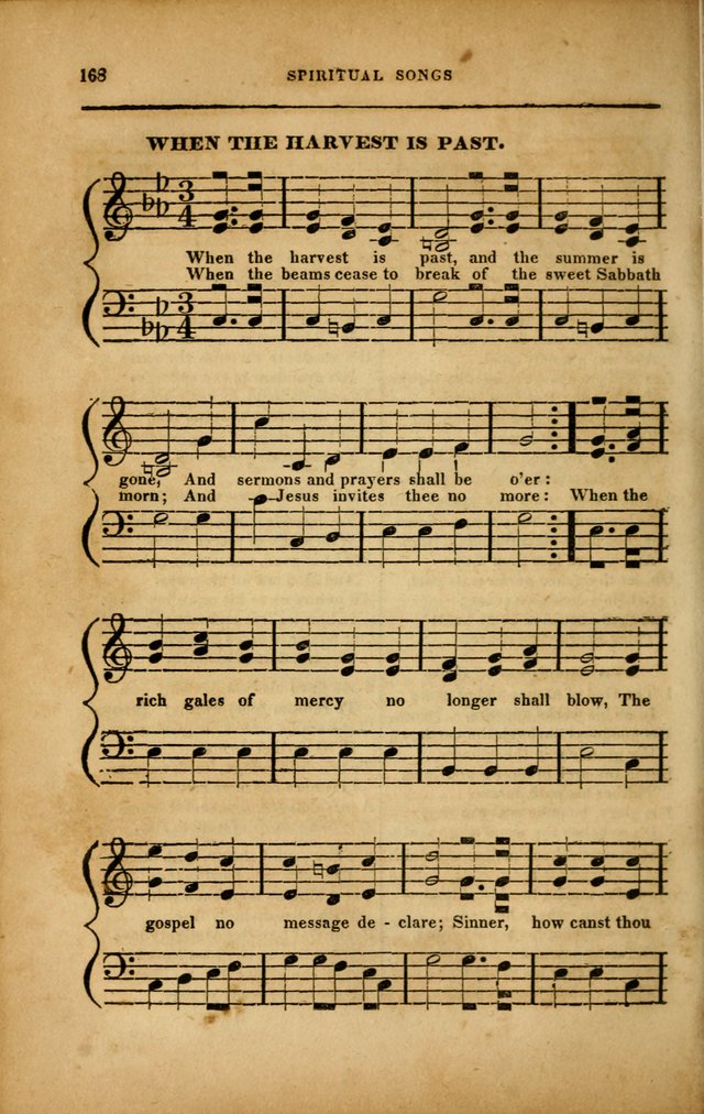 Spiritual Songs for Social Worship: adapted to the use of families and private circles in seasons of revival, to missionary meetings, to the monthly concert, and to other occasions... (3rd ed.) page 168