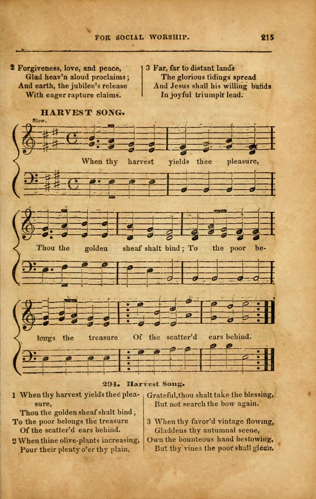 Spiritual Songs for Social Worship: adapted to the use of families and private circles in seasons of revival, to missionary meetings, to the monthly concert, and to other occasions... (3rd ed.) page 215