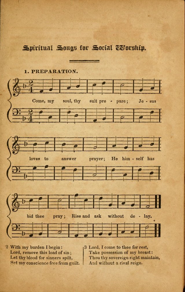 Spiritual Songs for Social Worship: adapted to the use of families and private circles in seasons of revival, to missionary meetings, to the monthly concert, and to other occasions... (3rd ed.) page 7