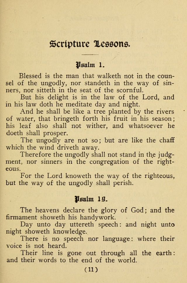 Sacred Songs: for use in inner mission work and church societies page 11