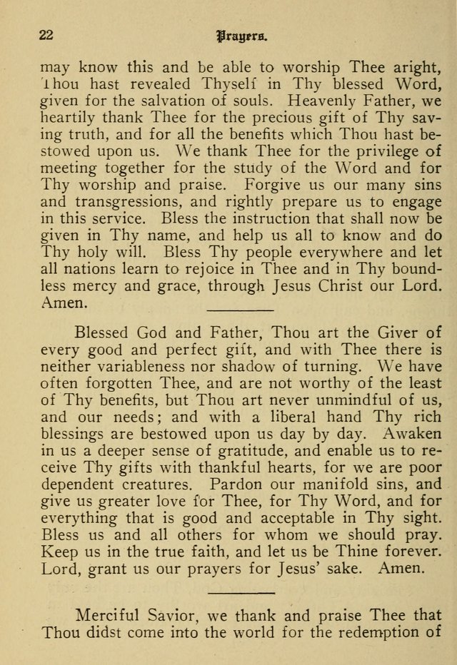 Sacred Songs: for use in inner mission work and church societies page 22