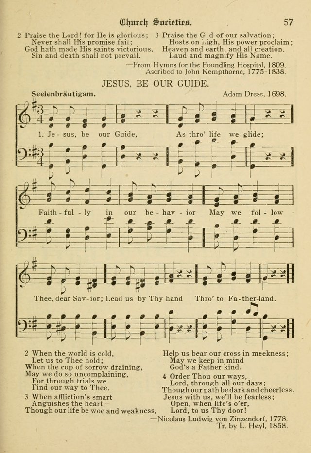 Sacred Songs: for use in inner mission work and church societies page 57