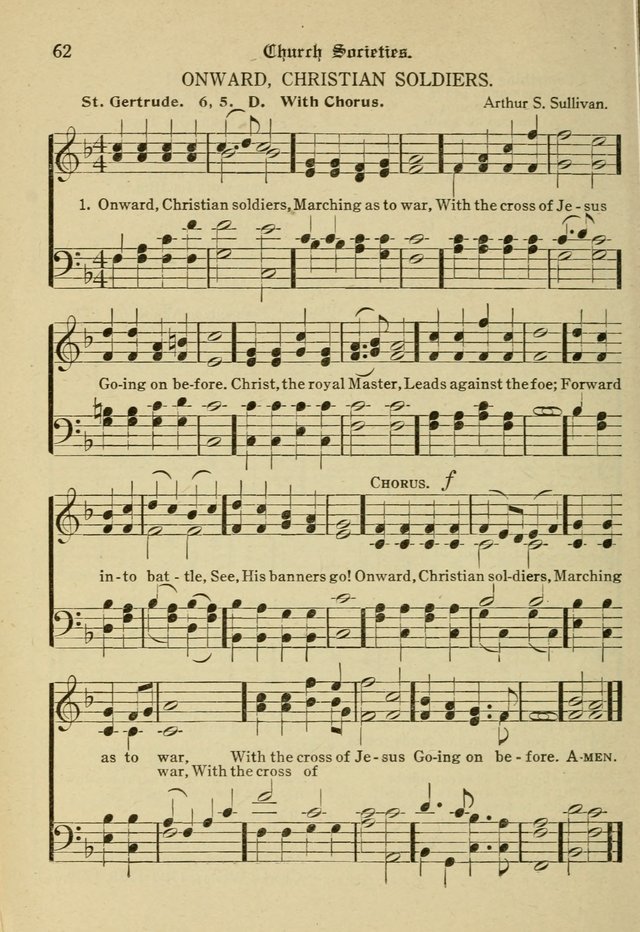 Sacred Songs: for use in inner mission work and church societies page 62