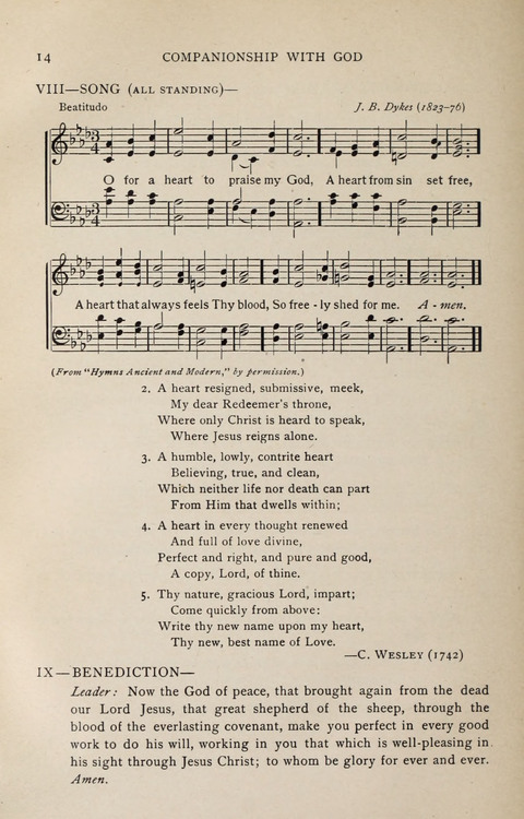 Scripture and Song in Worship: A service book for the Sunday School page 14